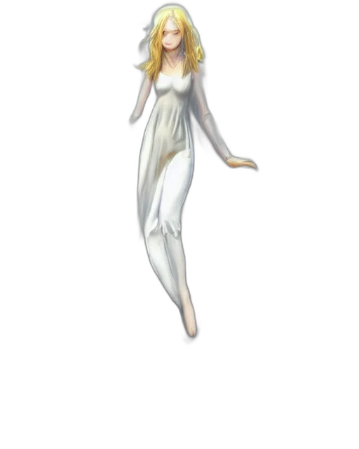 dress, staff, creature, concept art transparent PNG cut-out