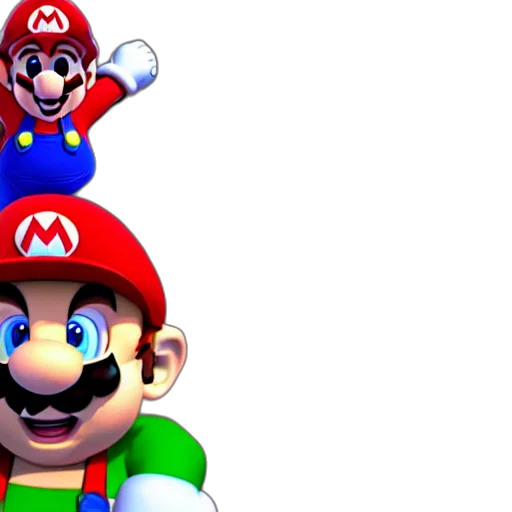 3d render, pixel art, concept art, super transparent PNG cut-out