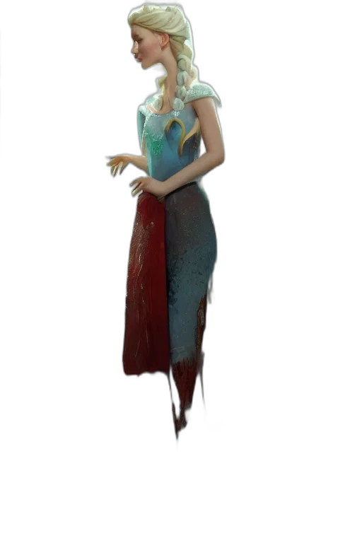 dress, staff, creature, dragon transparent PNG cut-out