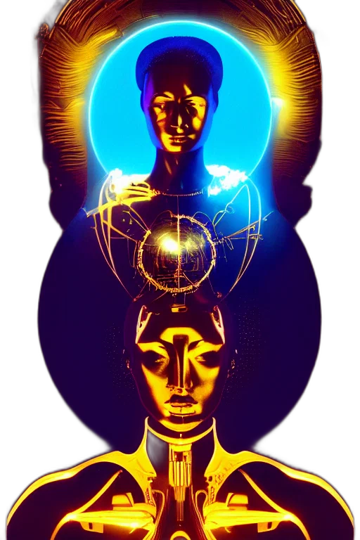 crown, mask, robot, face transparent PNG cut-out