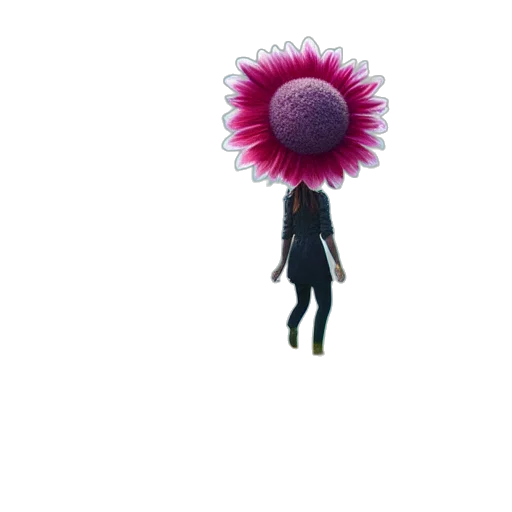 flower, staff, creature, umbrella transparent PNG cut-out
