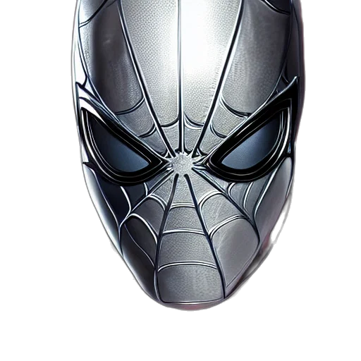 mask, face, comic book art, 3d render transparent PNG cut-out