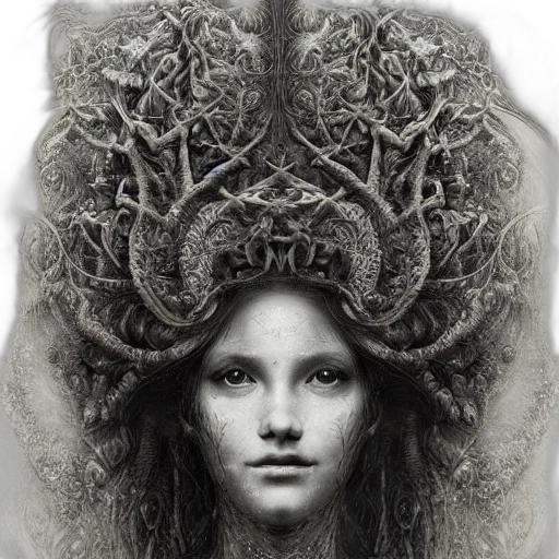 crown, mask, hair, face transparent PNG cut-out
