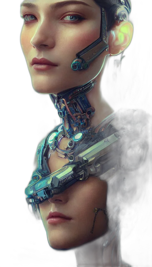 robot, jewelry, face, mask transparent PNG cut-out