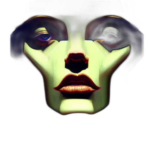 mask, face, creature, robot transparent PNG cut-out