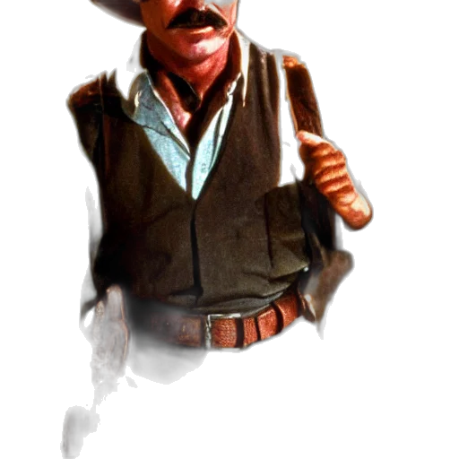 staff, hat, jacket, face transparent PNG cut-out