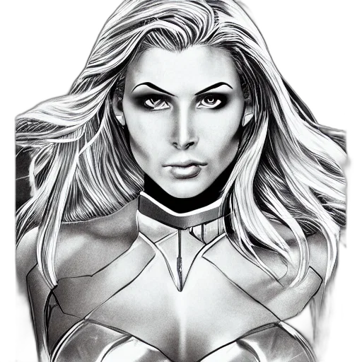 jewelry, face, comic book art, fantasy art transparent PNG cut-out