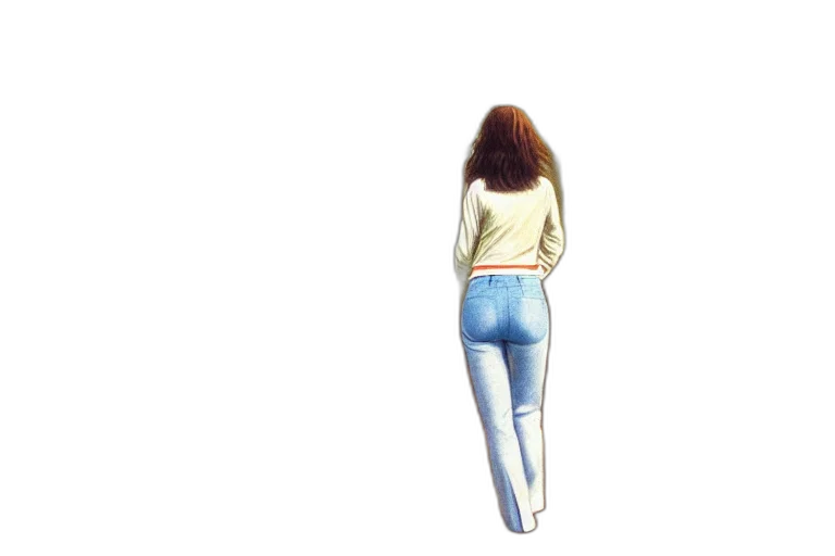 jacket, hair, staff, dress transparent PNG cut-out