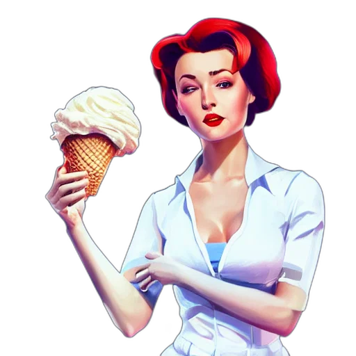 food, umbrella, staff, concept art transparent PNG cut-out