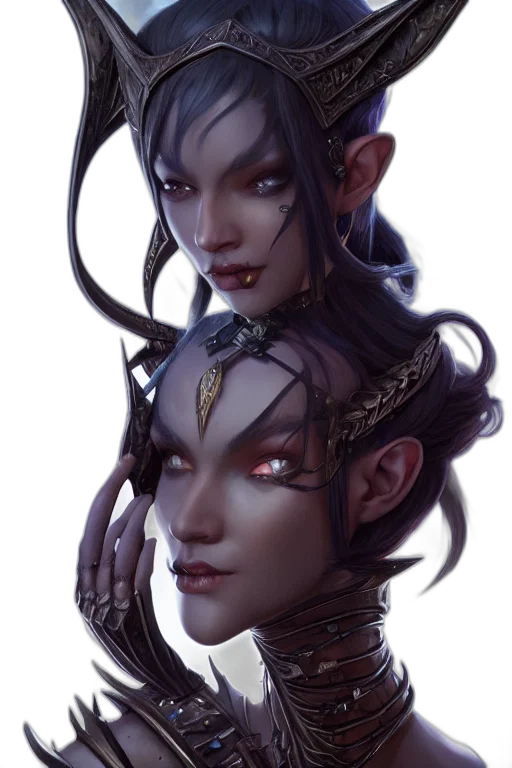 face, mask, fantasy art, concept art transparent PNG cut-out