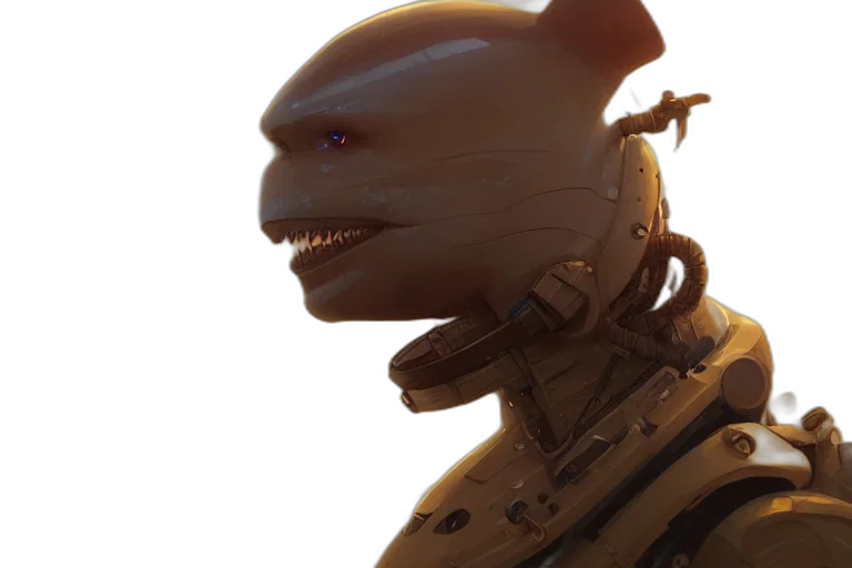 robot, creature, face, mask transparent PNG cut-out