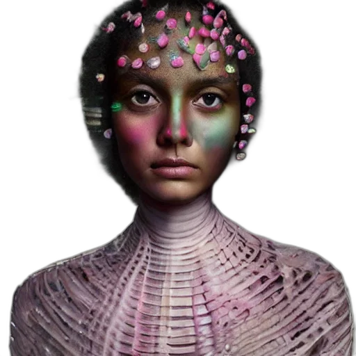 face, jewelry, hair, mask transparent PNG cut-out