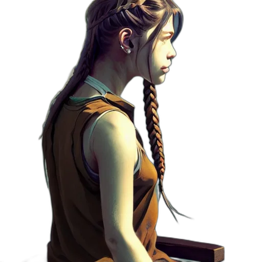 staff, jewelry, hair, face transparent PNG cut-out