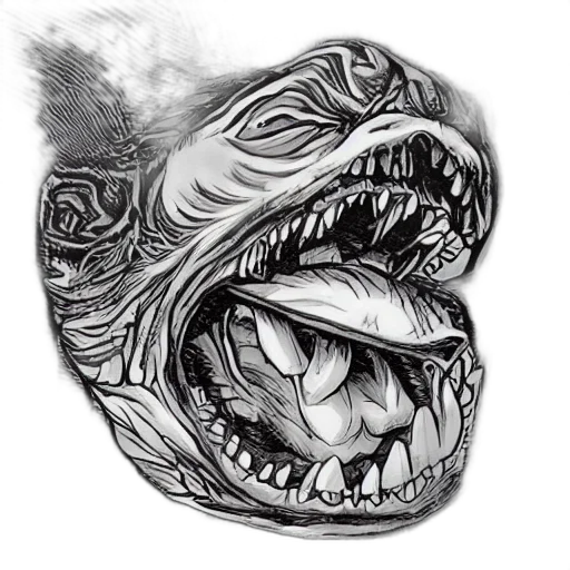 mask, creature, face, dragon transparent PNG cut-out
