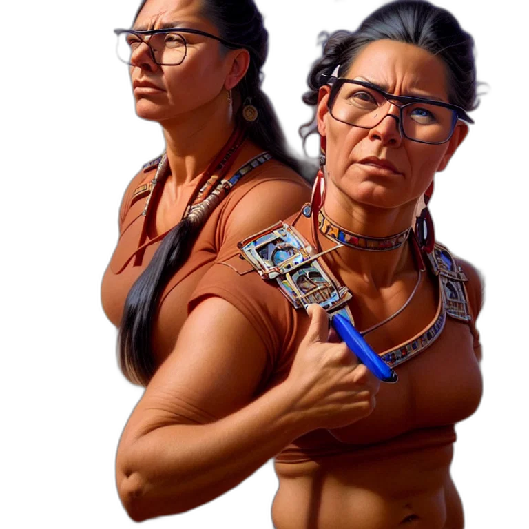 jewelry, weapon, face, staff transparent PNG cut-out