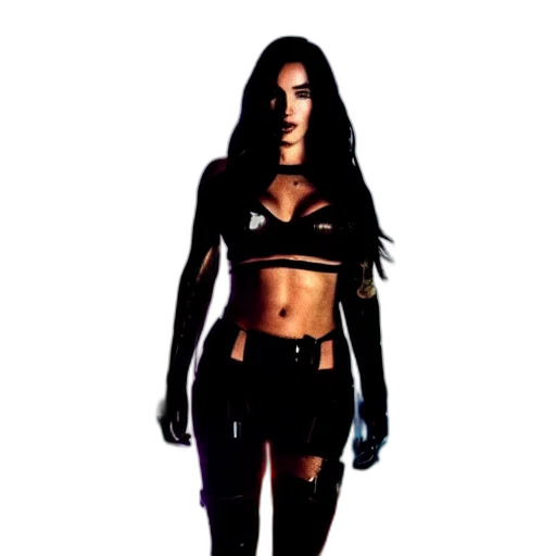 comic book art, concept art, pixel art, cyberpunk transparent PNG cut-out