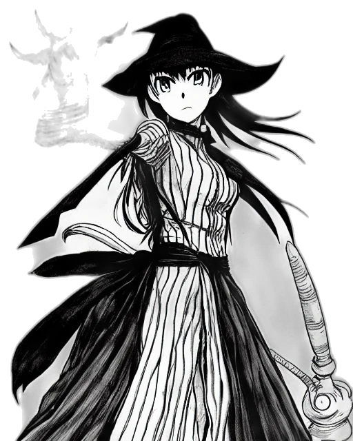 dress, staff, sword, weapon transparent PNG cut-out