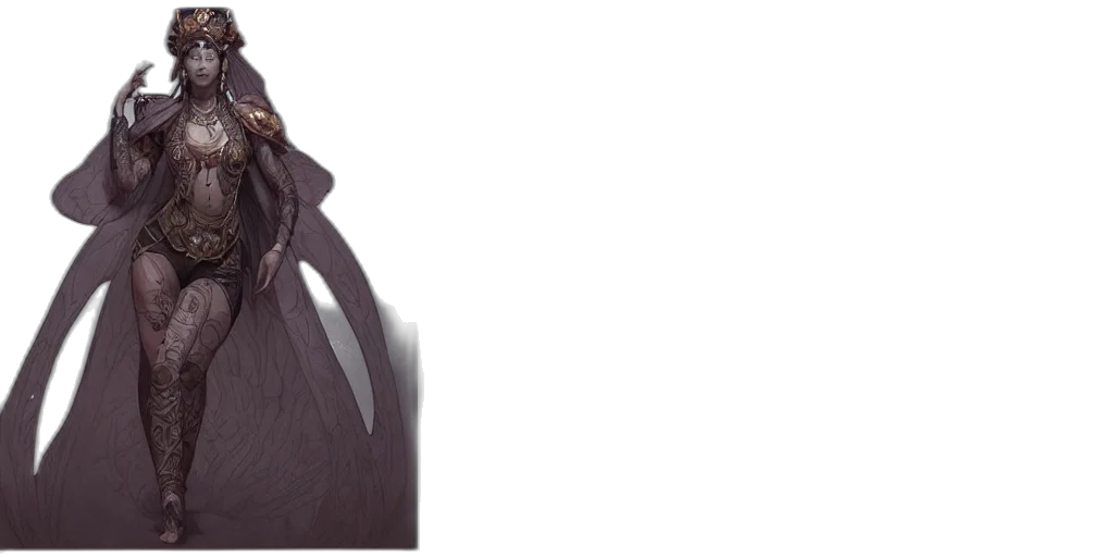 jacket, mask, dress, staff transparent PNG cut-out
