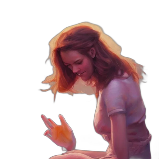 dress, face, creature, concept art transparent PNG cut-out