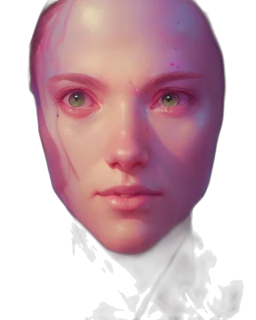 face, robot, mask, creature transparent PNG cut-out