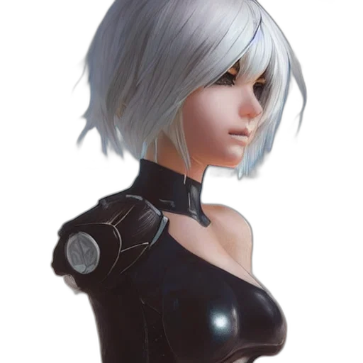 robot, face, jacket, dress transparent PNG cut-out