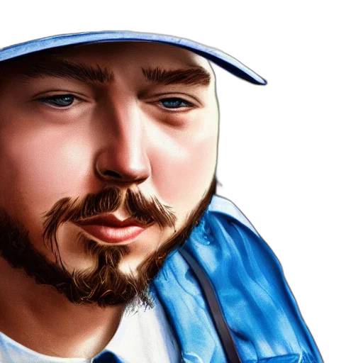 face, hat, photorealistic, oil painting transparent PNG cut-out