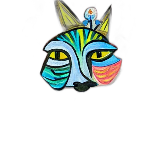 mask, jewelry, staff, hat transparent PNG cut-out