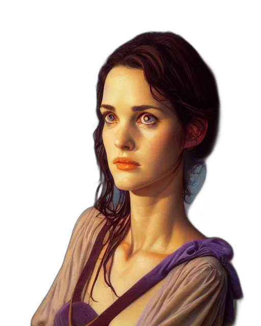 face, jewelry, dress, staff transparent PNG cut-out