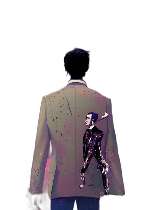 jacket, robot, dress, staff transparent PNG cut-out
