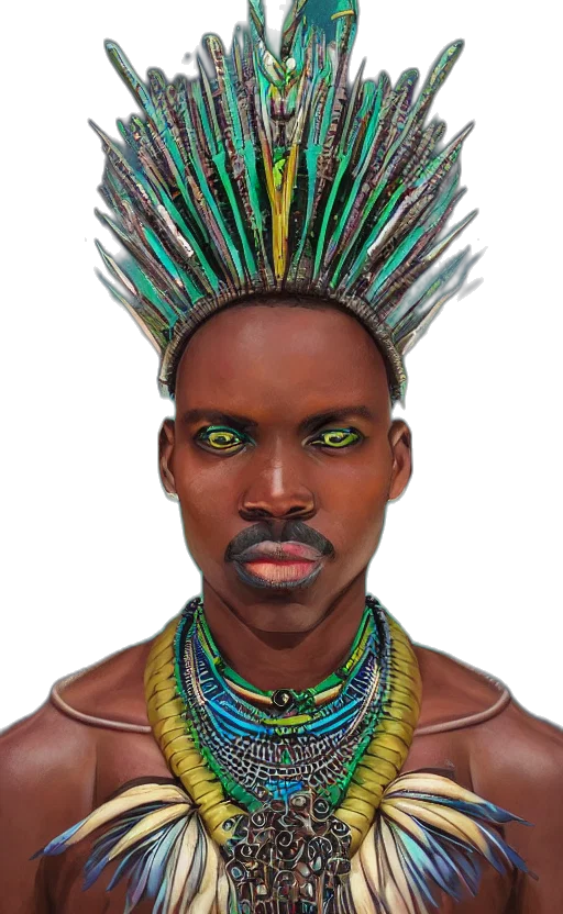 mask, face, jewelry, staff transparent PNG cut-out