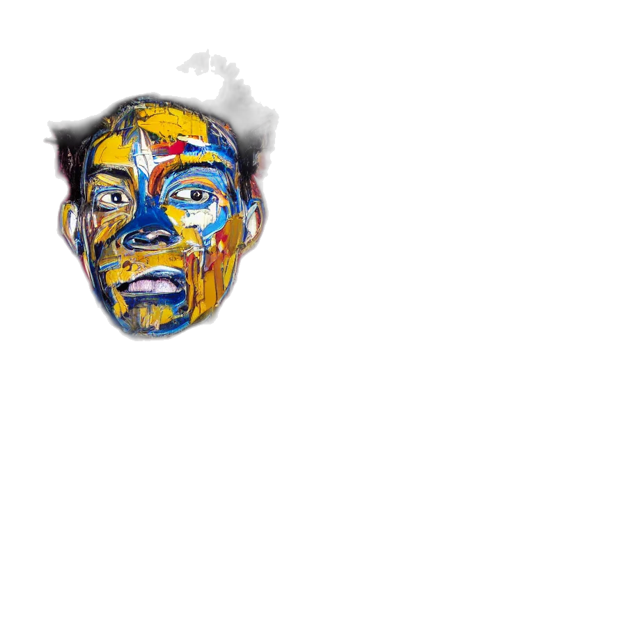mask, face, robot, creature transparent PNG cut-out