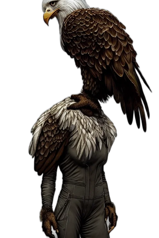 animal, jacket, staff, creature transparent PNG cut-out