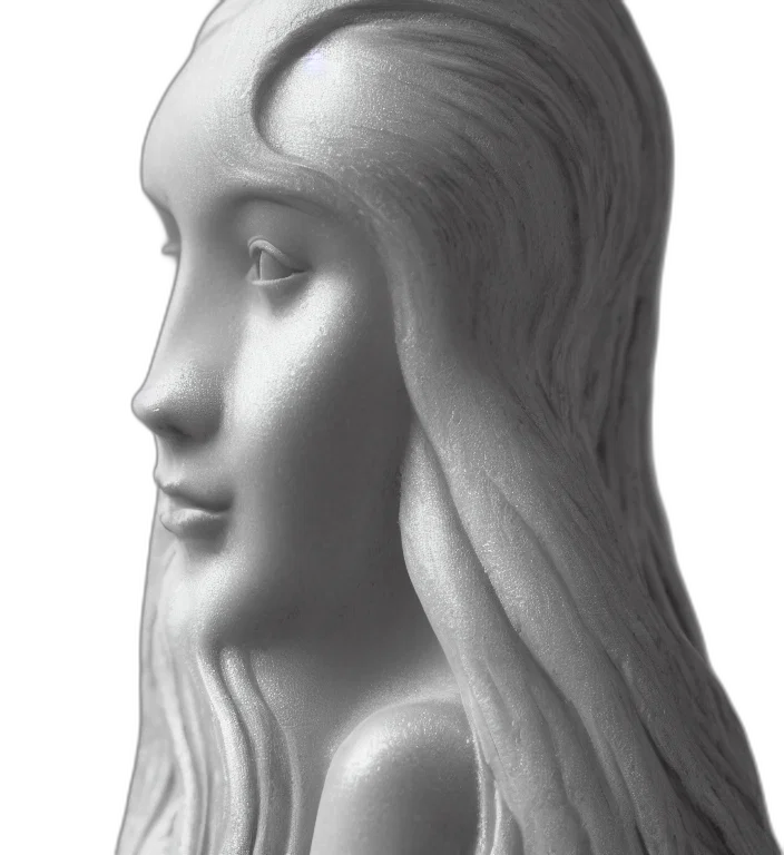 face, crown, hair, jewelry transparent PNG cut-out