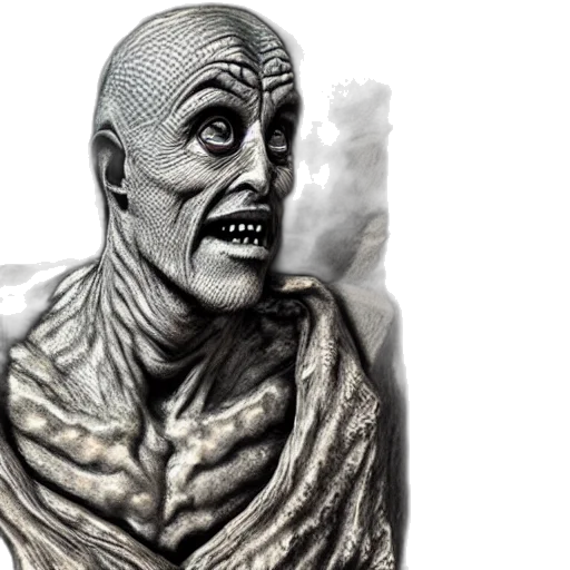 mask, face, creature, concept art transparent PNG cut-out