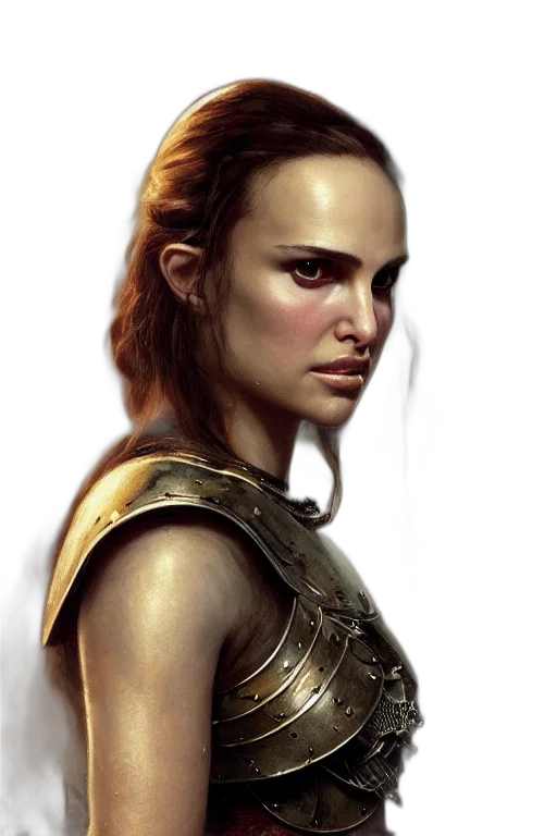 face, sword, fantasy art, concept art transparent PNG cut-out