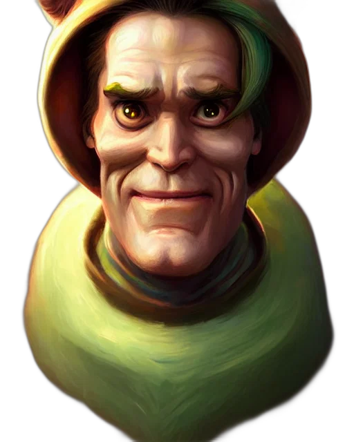 face, staff, mask, creature transparent PNG cut-out
