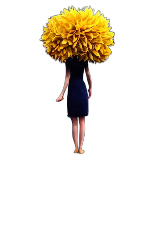 dress, hair, crown, jacket transparent PNG cut-out