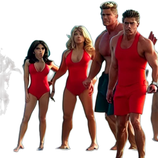 concept art, 3d render, comic book art, beach transparent PNG cut-out