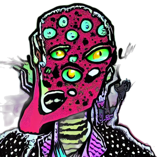 mask, face, creature, robot transparent PNG cut-out