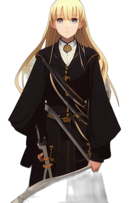 staff, sword, weapon, dress transparent PNG cut-out