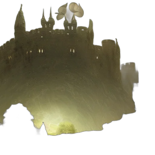crown, dragon, mask, building transparent PNG cut-out