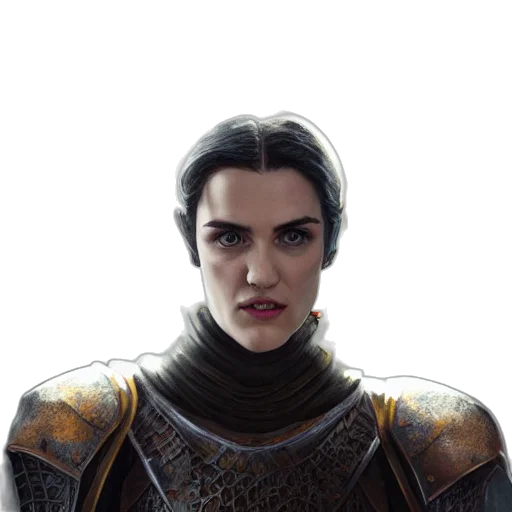face, sword, staff, dragon transparent PNG cut-out