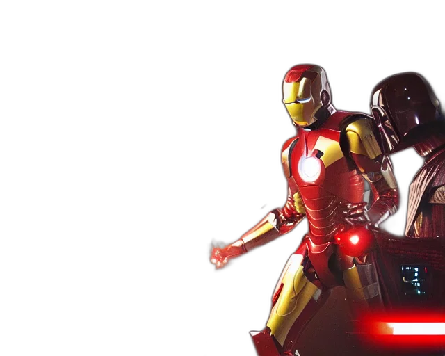 3d render, concept art, comic book art, duel transparent PNG cut-out