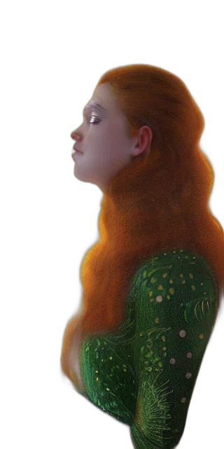dress, hair, crown, face transparent PNG cut-out