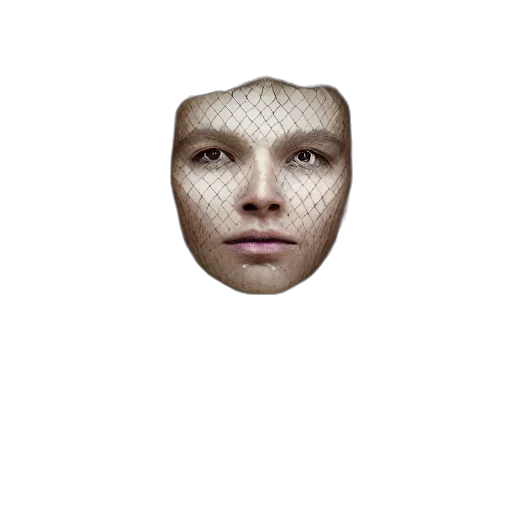 face, mask, creature, jewelry transparent PNG cut-out