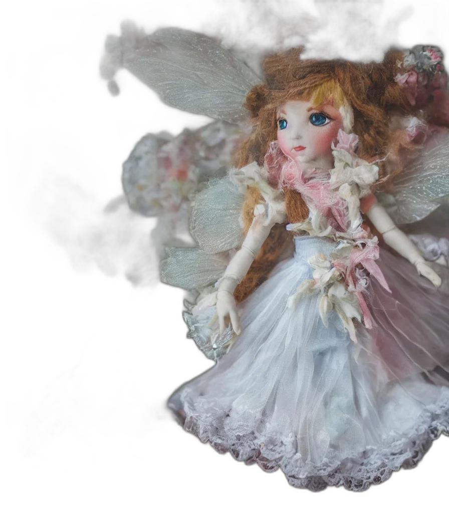 dress, creature, 3d render, fantasy art transparent PNG cut-out