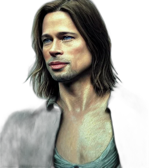 hair, face, photorealistic, fantasy art transparent PNG cut-out