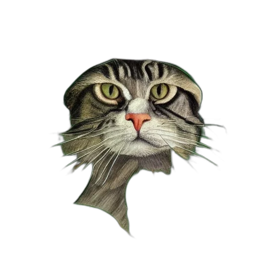 hat, face, animal, staff transparent PNG cut-out