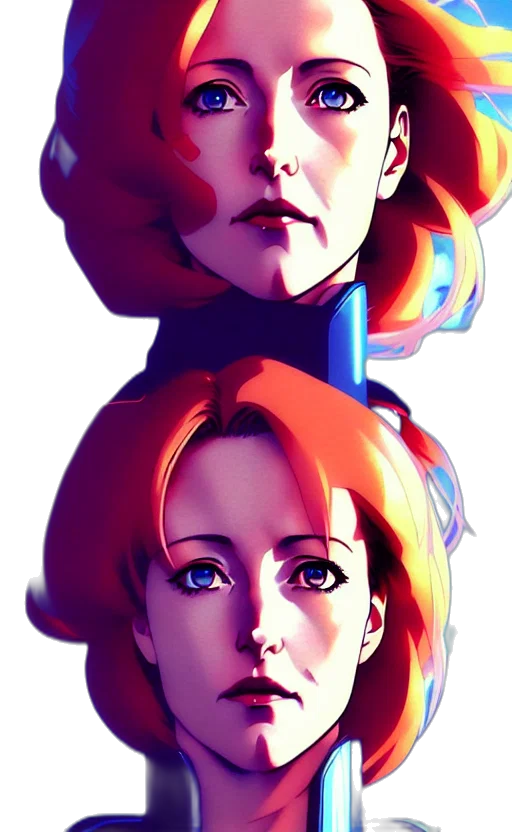 face, robot, concept art, comic book art transparent PNG cut-out
