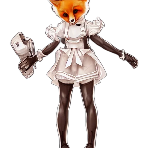 staff, robot, mask, dress transparent PNG cut-out